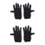 Hand Gloves Soft Black Cotton Half Gloves Sun Protective (Pack of 2 Pair)