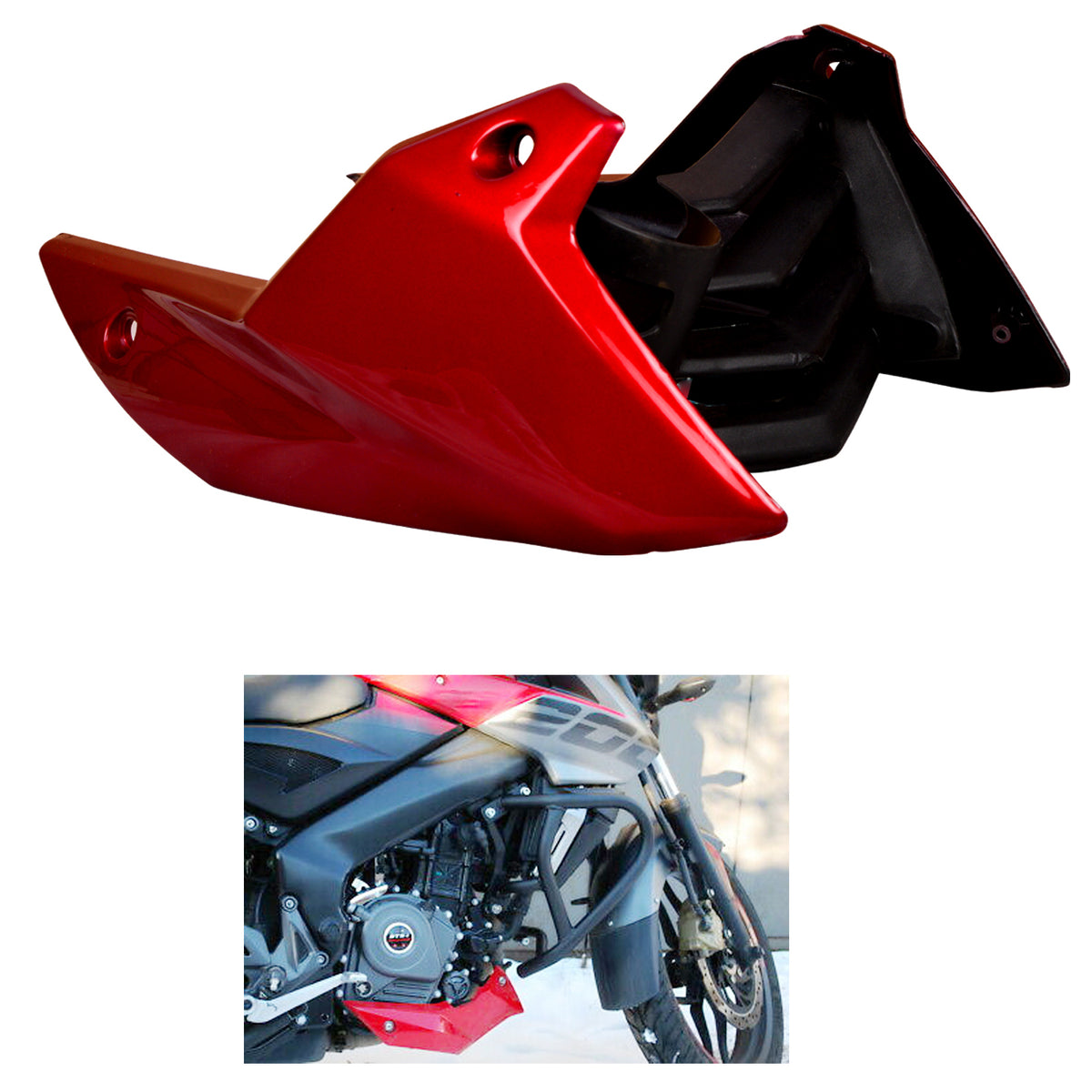 Spare Parts Pulsar 200 Ns Tank Side Cover Price PETROL TANK COVER