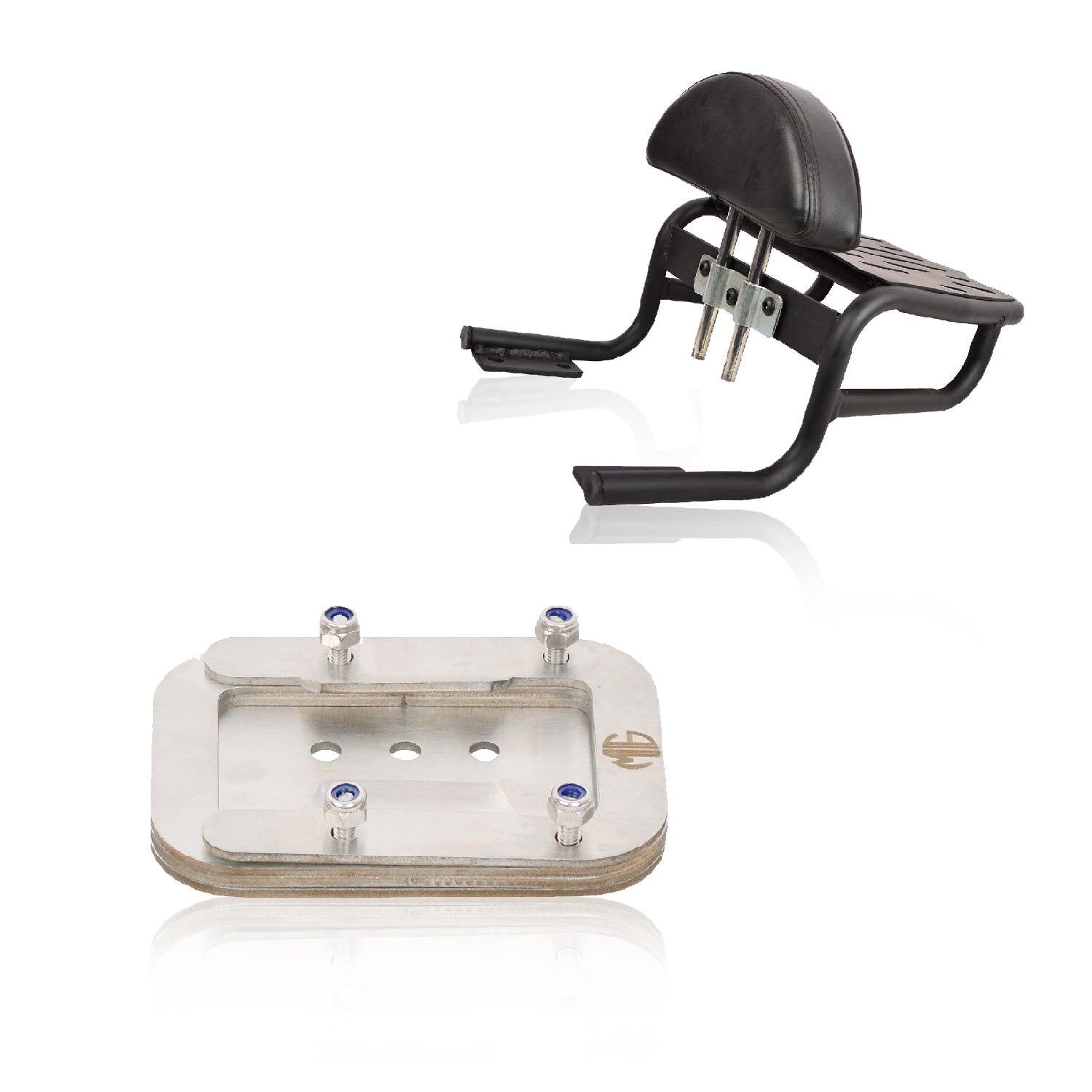 AEspares Passend für Royal Enfield Twins Interceptor Gepäckträger und AEspares Passend für Royal Enfield Twins Interceptor Gepäckträger und
