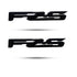 Tank FZ-S Monogram Logo Black 2 Pcs for Y- FZ-S Logo