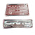Metal Number Plate Frame(Set of 2 Front & Rear) Bike Number Plate (Iron 30 cm x 1 cm) for All Bike (Chrom)