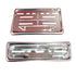 Metal Number Plate Frame(Set of 2 Front & Rear) Bike Number Plate (Iron 30 cm x 1 cm) for All Bike (Chrom)