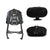 Top Plate Luggage Carrier with Backrest Adjustable for TVS Ronin 225