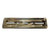 Metal Number Plate Frame(Set of 2 Front & Rear) Bike Number Plate (Iron 30 cm x 1 cm) for All Bike (Golden)