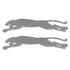 Puma Logo Emblem Silver For Bike,Motorcar,Car ,Thar,Four wheeler