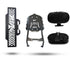 Top Plate Luggage Carrier with Backrest Adjustable Black with Radiator Guard for TVS Ronin 225