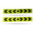Reflector Side Marker Stickers with Arrow 40 * 5 Cm 2 Pcs for All Bike's and Luggage Box