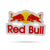 3D Sticker Red Bull Riding Sticker's Pair of 2 Pcs for All Bike's