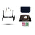 Vida VX2 Main Stand Black with 3D Footmat and Meter Screen Guard (Pack of 3 pcs) for Hero Vida VX2 Go,Vida VX2 Plus New Model (2025+)