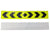 Reflector Side Marker Stickers with Arrow 40 * 5 Cm 2 Pcs for All Bike's and Luggage Box