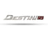 Tank Hero Logo 3D Emblem in Chrome 2 Pcs for Hero Destini 125