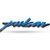 Tank Monogram Logo 3D Emblem in 2 Pcs for Bajaj Pulsar Silver
