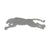 Puma Logo Emblem Silver For Bike,Motorcar,Car ,Thar,Four wheeler