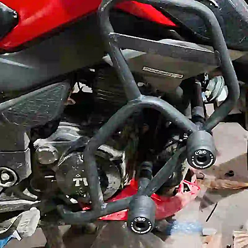 Heavy Quality Crash guard With pcs Slider For Tvs Raider – R J