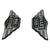 Monogram Logo 3D Emblem in Chrome 2 Pcs for RE Bullet 350