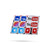 3D Sticker Social Media Riding Sticker's Pair of 2 Pcs for All Bike's