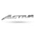Tank Monogram Logo 3D Emblem in 2 Pcs for Activa Silver
