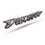 Tank Monogram Logo 3D Emblem in 2 Pcs for Bajaj Discover Silver