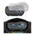 Black seat Cover with Rubber Foot Mat and Screen Guard With Tag for TVS Ntorq 125 XT