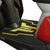 Black Ntorq seat Cover with 3D Foot Mat Green for TVS Ntorq 125