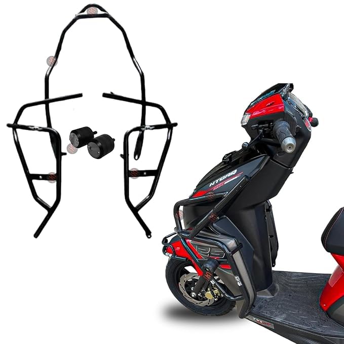 Matt Black Full Body Crash Guard For TVS Ntorq 125 – R J Express