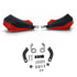 Handguard Hand Handlebar Bar Hand Guard Protect Shield Plastic+Aluminum Alloy for Motorcycle Hero Yamaha Suzuki Etc.ATV Dirt Bike Protection