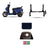 Vida VX2 Main Stand Black with Meter Screen Guard for Hero Vida VX2 Plus, Hero Vida VX2 GO