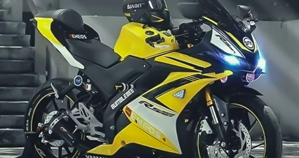 R15 V2 Hulk Stickers For Bikes R15 V2 Color Modified YAMAHA R15 V2