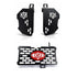 Black Radiator Guard With Footrest Black For Yamahe XSR 155 New (Pack of 2 pcs)