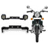 Universal Bike Fog Light and Indicator Light Fitting 4MM Rod Front Fog Light Mounting Bracket Heavy Auxiliary Light Holder for Motorcycle & Bike Universal (Front Number Plate Fitting)