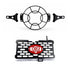 Headlight Grill With Radiator Guard Compatible with Yamaha XSR 155 BS6 New (Pack of 2 Pcs)