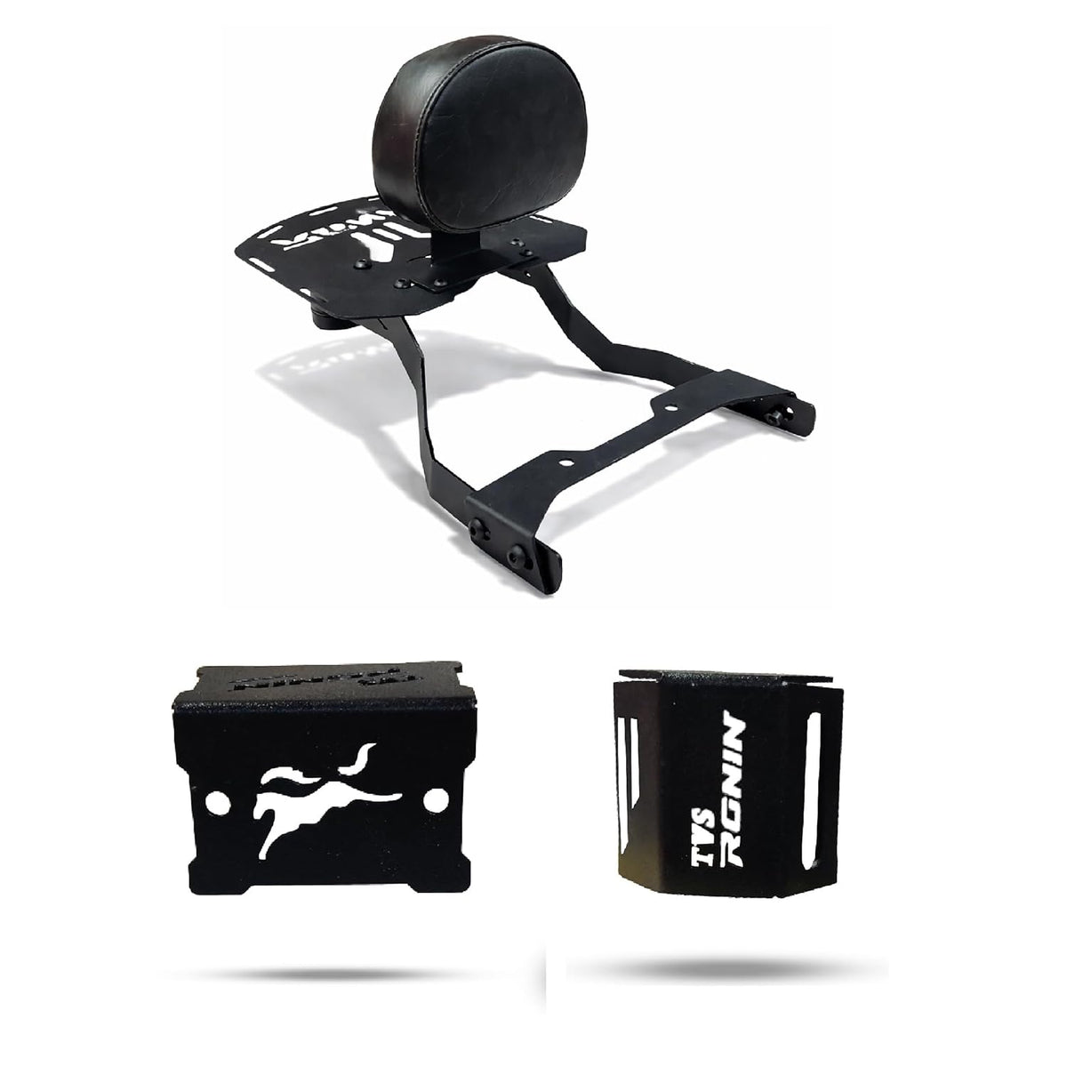 Top Plate with Backrest Adjustable | Rear | Front Disc Oil Cap Black C ...