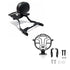 Prime Quality Top Plate with Backrest | Headlight Grill Compatible with TVS Ronin 225 BS6 (Pack of 2 Pcs)