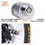 Disc Brake Lock for Bike/Motorcycle Security Chrome