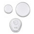 Meter Cover Cap AMP Meter Cover/Cap with Fuel Tank Cap Compatible with Royal Enfield Meteor 350 Black (Pack of 3 Pcs)