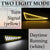 Waterproof Flexible Strip Rear DRL Light with Running LED Indicator White-Amber