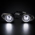 Skull Face LED Eyes Parking Compatible with Royal Enfield Reborn Classic 350 (White)