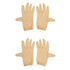 Hand Gloves Soft Brown Cotton Half Gloves Sun Protective (Pack of 2 Pair)