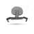 Backrest Adjustable Cushion Black Heavy Quality For TVS Ntorq 125