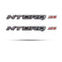 Monogram Ntorq 125 Logo Chrom 2 Pcs for TVS Ntorq 125 Chrome