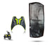 Black Ntorq seat Cover with 3D Foot Mat Green for TVS Ntorq 125