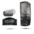 Black Ntorq seat Cover with Meter Screen Guard for TVS Ntorq 125 XT