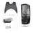 Black seat Cover with Rubber Foot Mat and Screen Guard With Tag for TVS Ntorq 125 XT