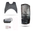 Black seat Cover with Rubber Foot Mat and Screen Guard for TVS Ntorq 125 XT