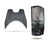 Black seat Cover with Rubber Foot Mat and Screen Guard With Tag for TVS Ntorq 125 XT