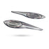 Tank Bajaj Avenger Logo 3D Emblem in Chrome 2 Pcs for Bajaj Avenger