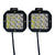 HJG Fog light 60W Quad With Harness wire and Fog Clamp  High/Low Yellow/White LED Fog Lights (2 Pc)