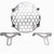 Premium Hexagon Shape Stainless Steel Head Light Grill For Interceptor.