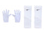 R.J.VON Half Hand Gloves Cold & Sun Protective (White)