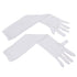 Cotton Hand Gloves Full Hand Gloves Cold & Sun Protective(White)